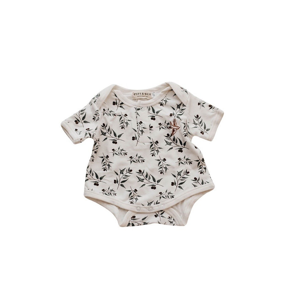 Piper Series Soft Camisole Short Sleeve Romper Bag Fart