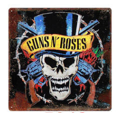 Retro Iron Painting Bar Home Ktv Wall Decoration Metal Tin Sign Creative Custom Iron Painting