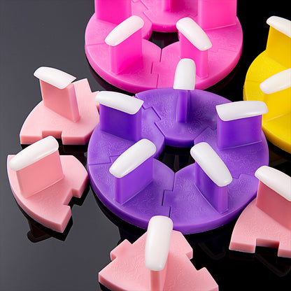 Nail Practice Tool Lotus Seat Detachable Nail Practice Rack