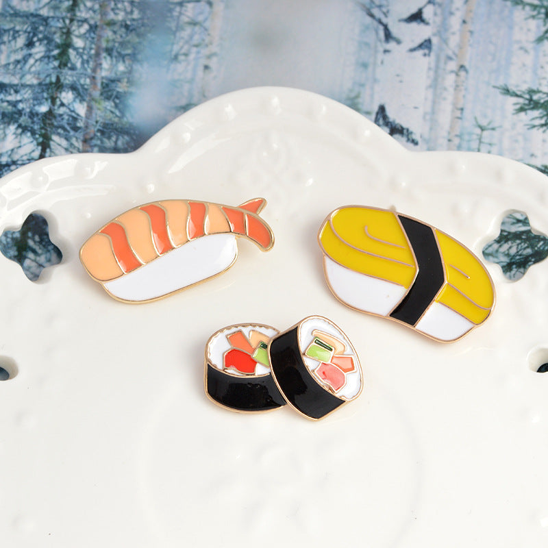 Bento Shape Cute Alloy Brooch