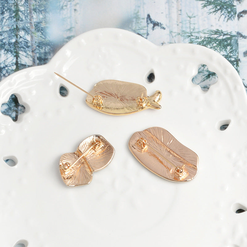 Bento Shape Cute Alloy Brooch