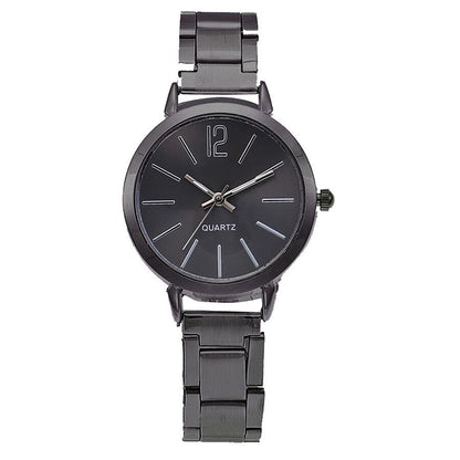 Alloy Mesh Belt Female Watch Learning Simple Steel Belt Sports Quartz Watch