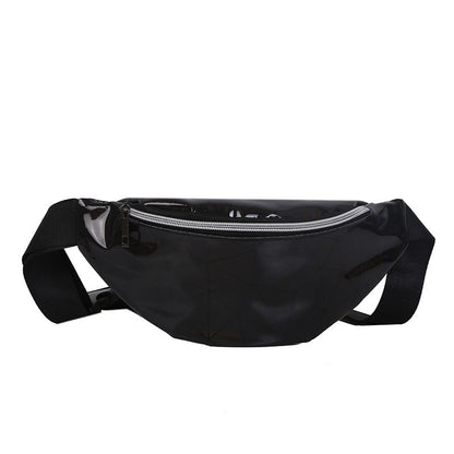 Waist Bag Korean Version Of Rhombic Laser Waist Bag Sequins Ladies One-Shoulder Diagonal Bag Mobile Phone Coin Purse