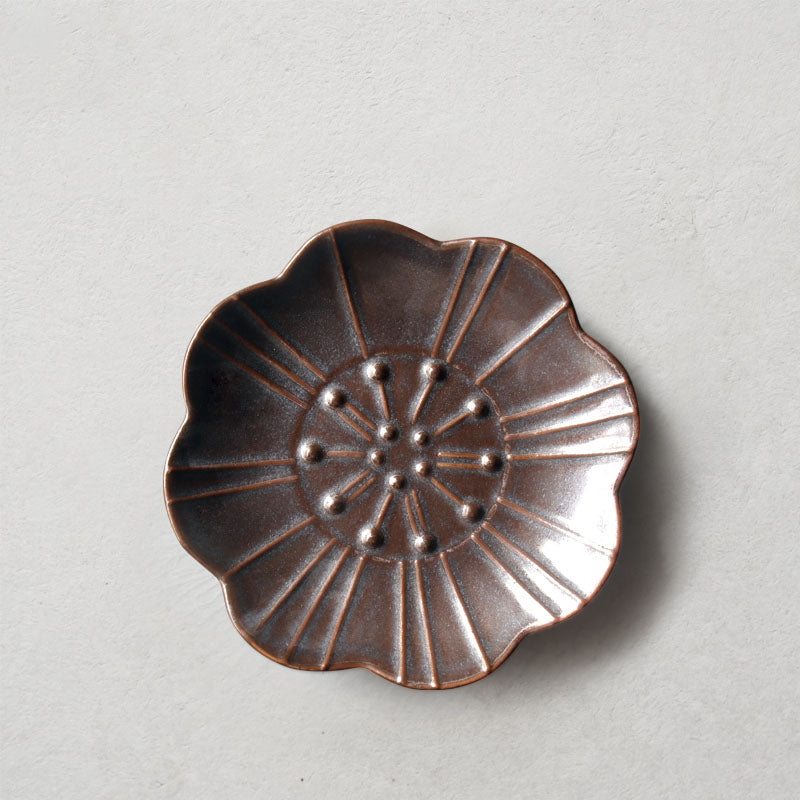Japanese-Style Seasoning Dish, Retro Cooking Plate, Small Stoneware Tableware, Bone Dish, Side Dish, Dessert Dish
