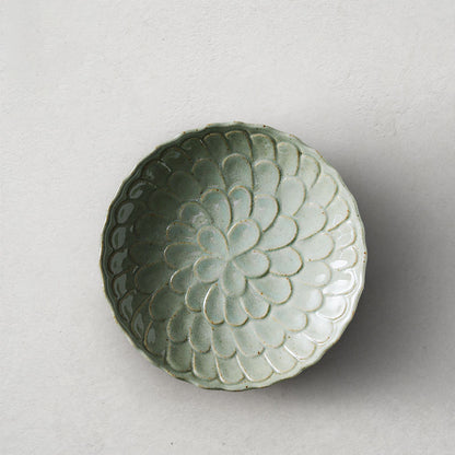 Japanese-Style Seasoning Dish, Retro Cooking Plate, Small Stoneware Tableware, Bone Dish, Side Dish, Dessert Dish