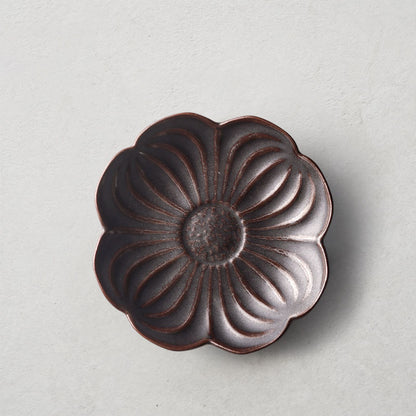 Japanese-Style Seasoning Dish, Retro Cooking Plate, Small Stoneware Tableware, Bone Dish, Side Dish, Dessert Dish