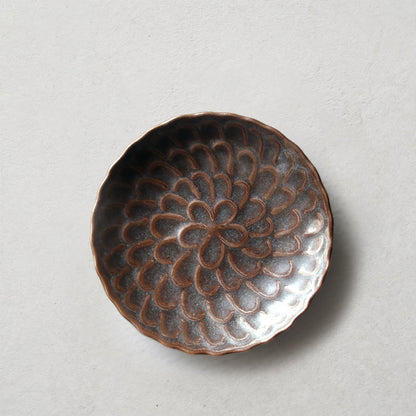 Japanese-Style Seasoning Dish, Retro Cooking Plate, Small Stoneware Tableware, Bone Dish, Side Dish, Dessert Dish