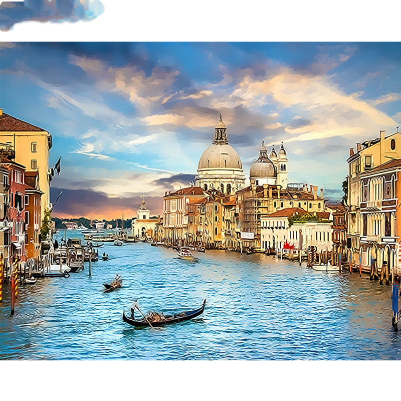 Digital Oil Painting Photo Customization Landscape Character Animal