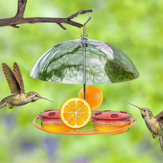 Rat-proof Metal Bird Feeder Outdoor Hanging Water Feeder