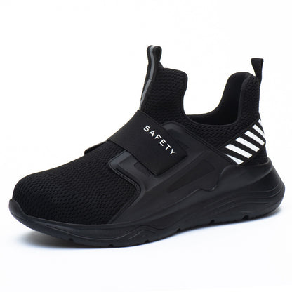 Cross-border Labor Insurance Shoes Steel Toe Cap Summer Breathable, Deodorant, Light, Smash-resistant And Stab-resistant Casual Shoes