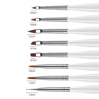 Nail Art Carving Pen Pull Line Light Therapy Point Drill Pen Nail Brush