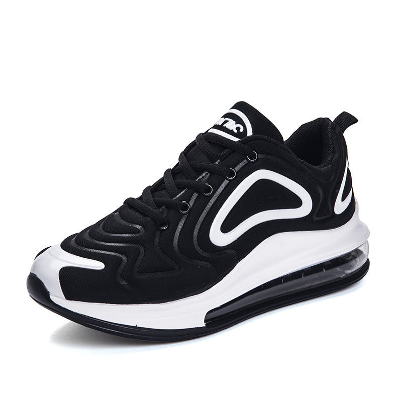 New Couple Sports Shoes, Large Size Full Palm Cushion, Shock Absorption, Breathable, Comfortable Casual Running Men's Shoes
