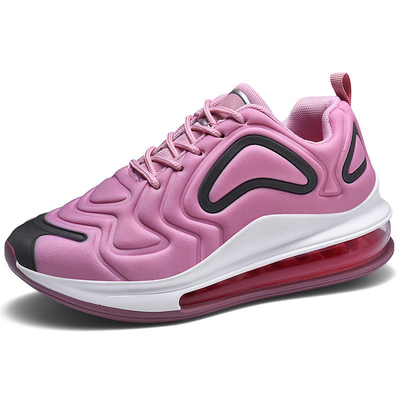 New Couple Sports Shoes, Large Size Full Palm Cushion, Shock Absorption, Breathable, Comfortable Casual Running Men's Shoes