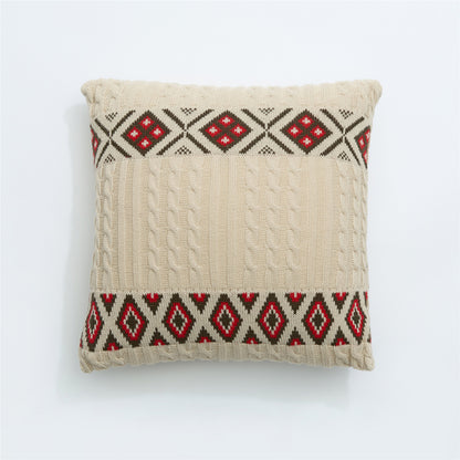 Sofa Upholstered Knitted Nordic Throw Pillow Case Cushion
