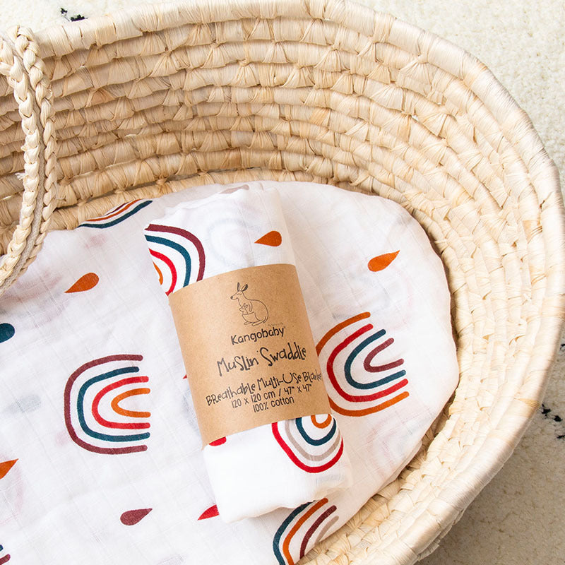 Western Style Super Cute Cotton Baby Muslim Gauze Wrapper
