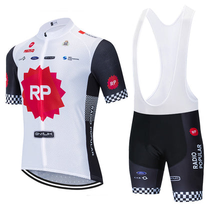 New Summer SKY Short-Sleeved Bib Cycling Jersey
