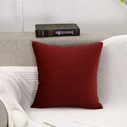 Velvet Solid Color Super Soft Sofa Cushion Children's Room Decoration