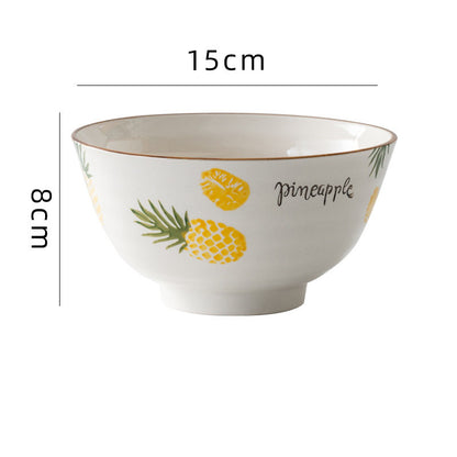 Creative And Simple Ceramic Round Noodle Bowl