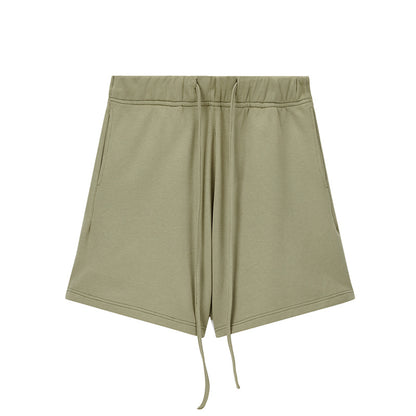 Short Terry Sweatpants Trendy Brand Loose All-Match Sports Shorts Drawstring Five Points Pants
