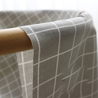 Ins linen fabric tablecloth curtain flower cloth