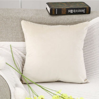 Velvet Solid Color Super Soft Sofa Cushion Children's Room Decoration