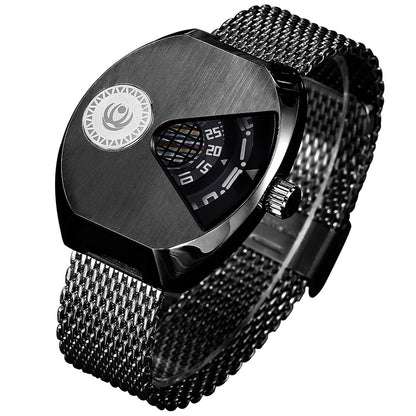 Creative non-pointer student men's waterproof watch