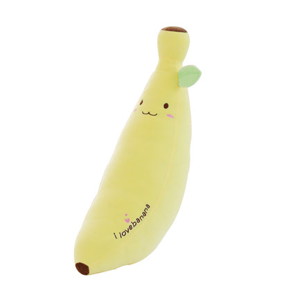 Cute banana pillow long pillow large fruit soft doll holding sleeping doll puppet