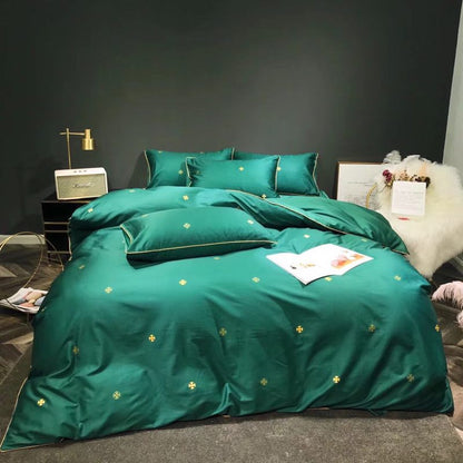 60s long-staple cotton plant four-piece set