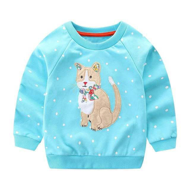 Children's printed sweater