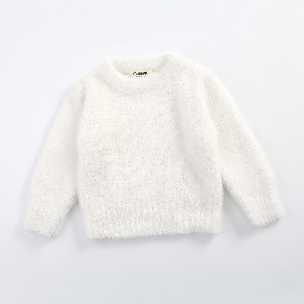 Imitation otter pullover sweater