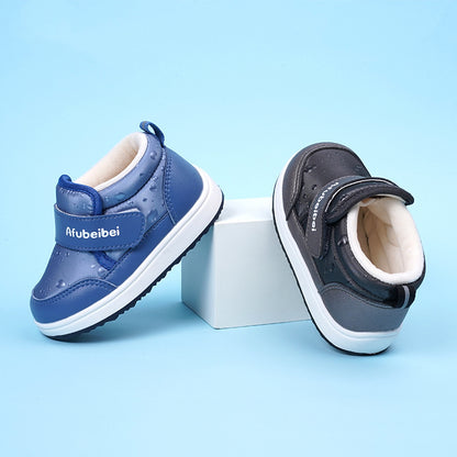 Children's Warm Cotton Shoes In Winter