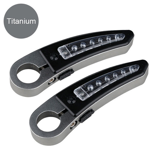 Bicycle rubber handle sleeve charging with lamp handle