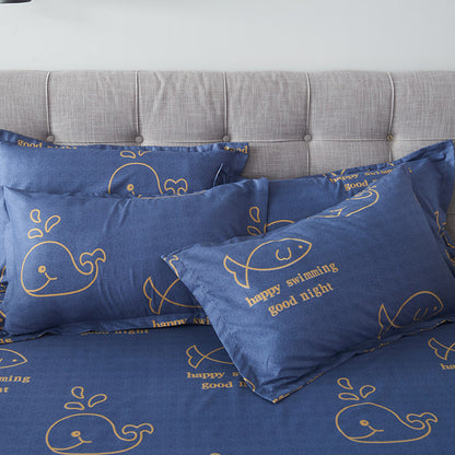 Brushed double pillowcase
