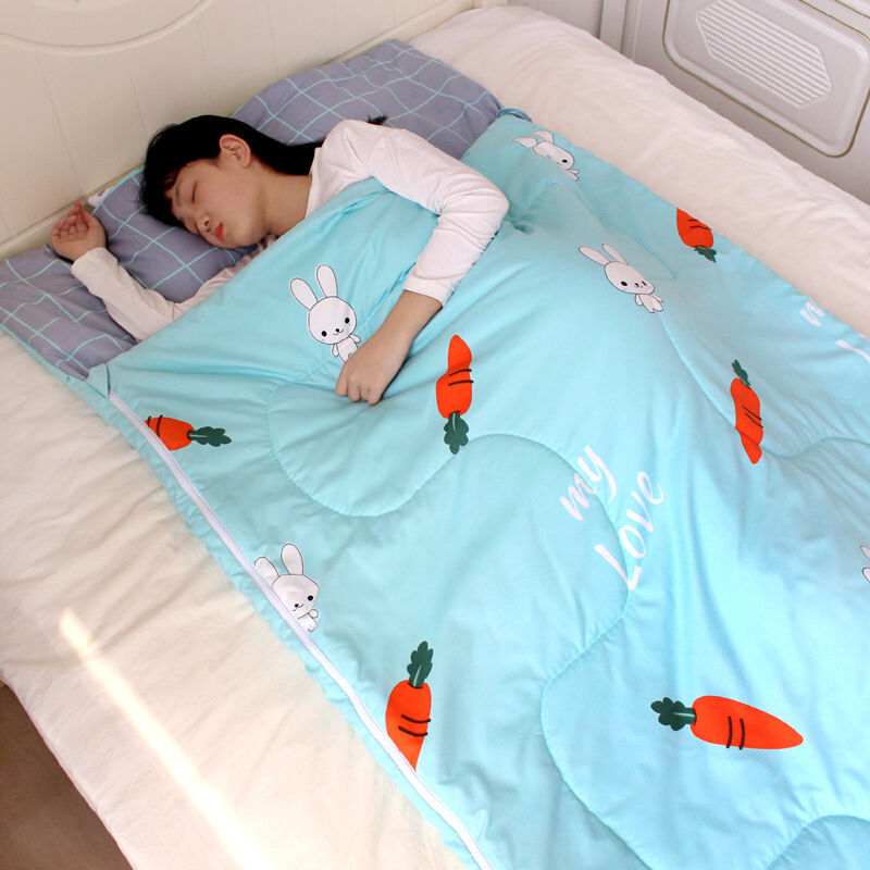 Adult indoor single summer thin sleeping bag