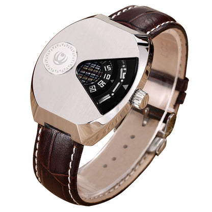 Creative non-pointer student men's waterproof watch