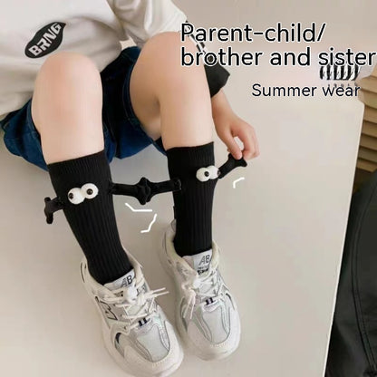 Cotton Magnetic Handle Cute Hand Socks Summer Tube Socks