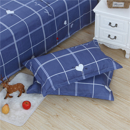 Brushed double pillowcase