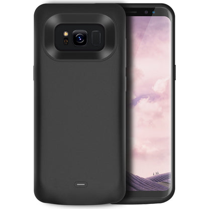Back clip battery charging treasure s8s9 fast charge wireless large capacity mobile power phone case