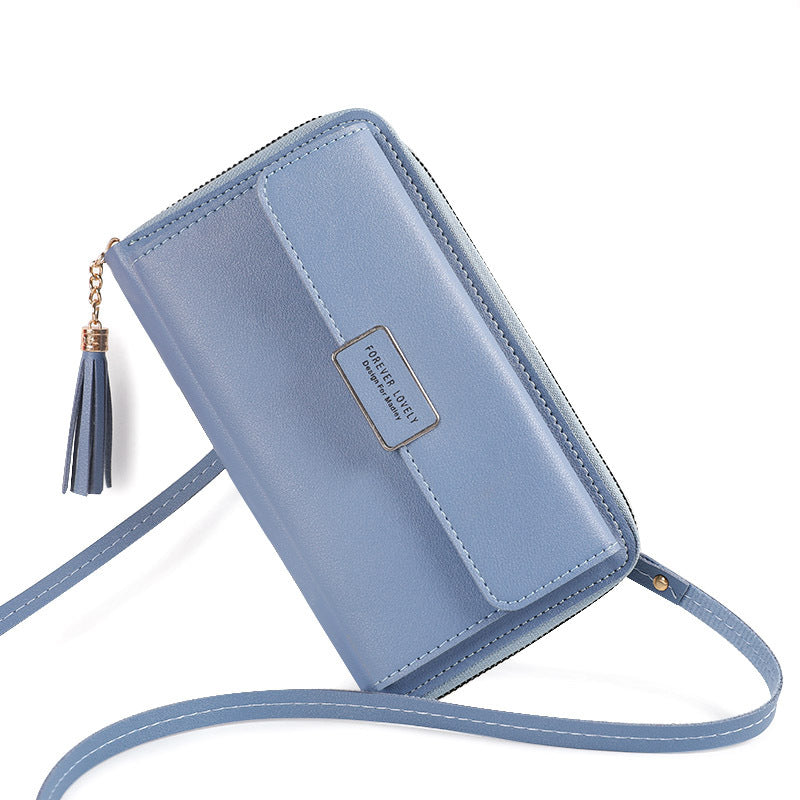 Large-capacity Multifunctional Solid Color Shoulder Bag