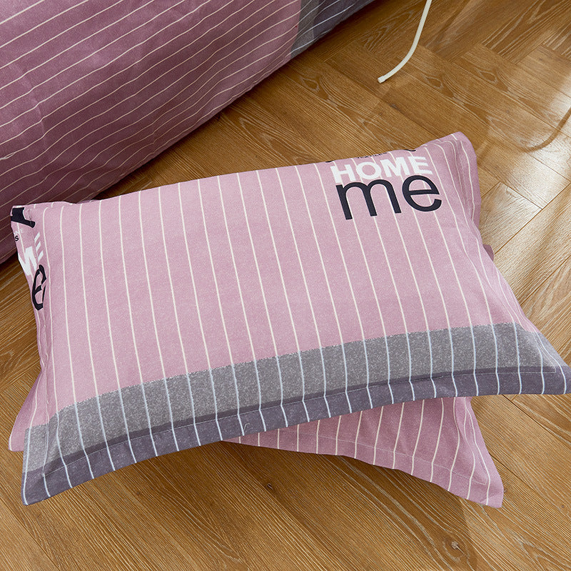 Brushed double pillowcase