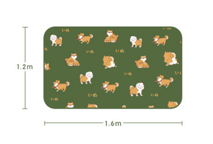 Little Fat Shiba Inu Firewood Blanket