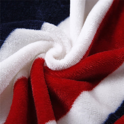 Export flannel British flag blanket