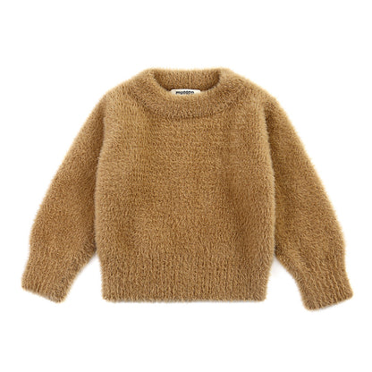 Imitation otter pullover sweater