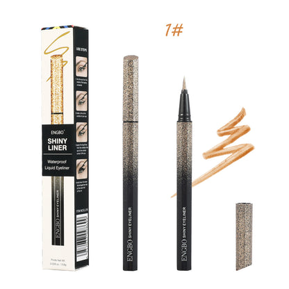 Color Quick Drying Starry Pearlescent Eyeliner