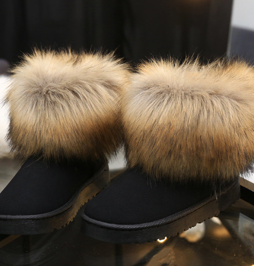 Plus velvet warm women's shoes