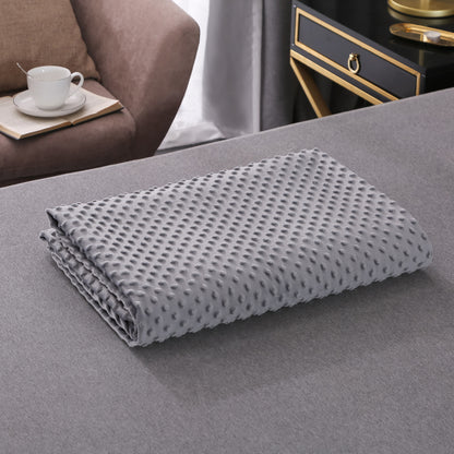 Pure color gravity crystal velvet bubble quilt cover