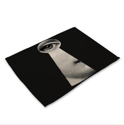 Cotton linen table mat