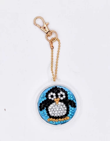 Set Of 5 Mini Pets Key Chains  Diamond Painting DIY