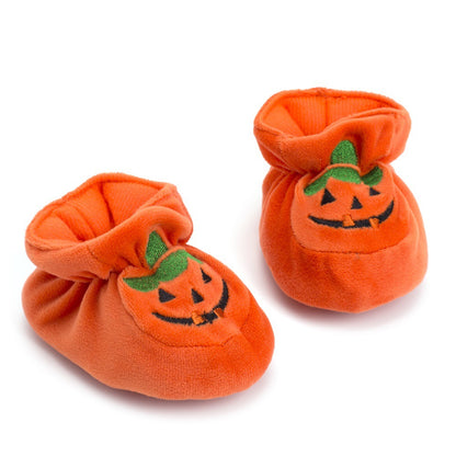 Baby shoes, pumpkin shoes, toddler shoes