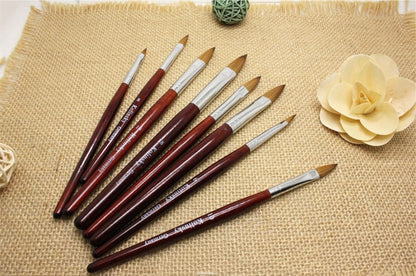Carved crystal pen